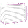 Garten-Blumenkasten Dilaver 70x40x45,5cm (Douglasie)