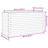 Pflanzkasten Dilaver 90x40x45,5cm (Kiefer)