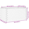 Pflanzkasten Dilaver 90x60x45,5cm (Douglasie)