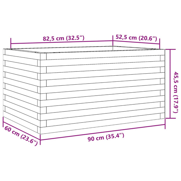 Pflanzkasten Dilaver 90x60x45,5cm (Douglasie)