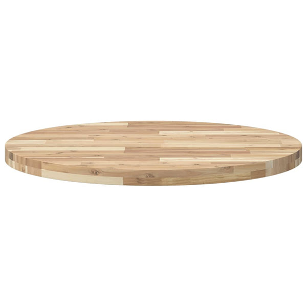 Oster-Tischplatte Ø80x4cm (Akazienholz)