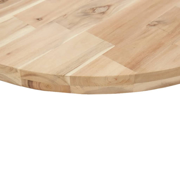 Oster-Tischplatte Ø80x4cm (Akazienholz)