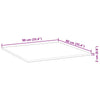 Tischplatte Quadrat Easter 90x90x2cm (Akazienholz)