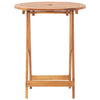 Graues 3-teiliges Bistro-Set Slagan (Polypropylen und Akazienholz)