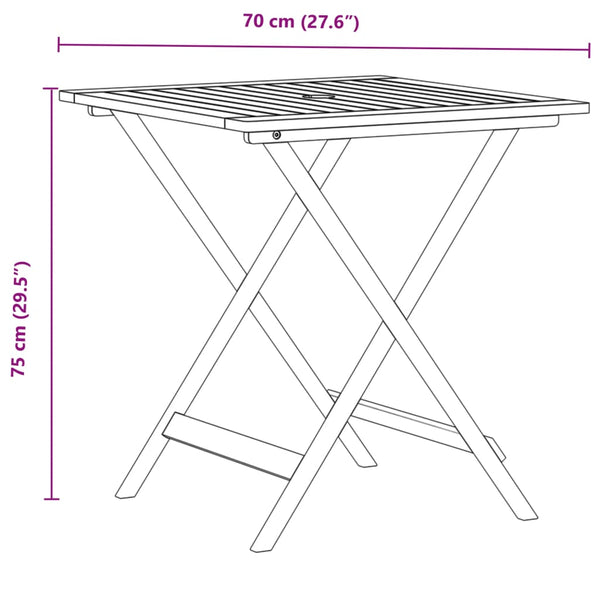 Carpinisan harmaa bistrosetti (3-osainen, polyrottinki ja akasiapuu)