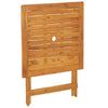 Graues 3-teiliges Bistro-Set Vantel (Polypropylen und Holz)