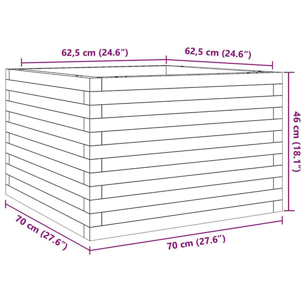 Blumenkasten Dilaver 70x70x46cm (Douglasie)