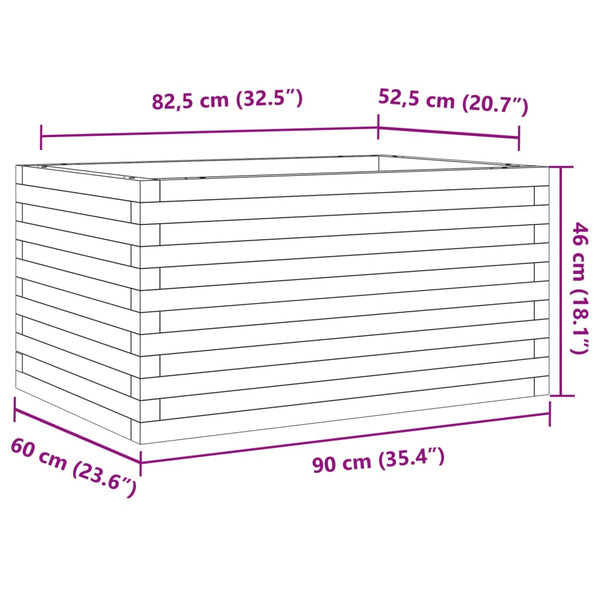 Blumenkasten Dilaver 90x60x46cm (Kiefer)