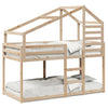 Etagenbett mit Baldachin Partti 80x200cm (Kiefer)