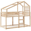 Etagenbett mit Baldachin Partti 80x200cm (Kiefer)