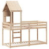 Etagenbett mit Baldachin Euchim 80x200cm (Kiefer)