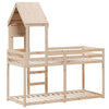Etagenbett Gheoroghe 90x190cm (Kiefer) mit Dach