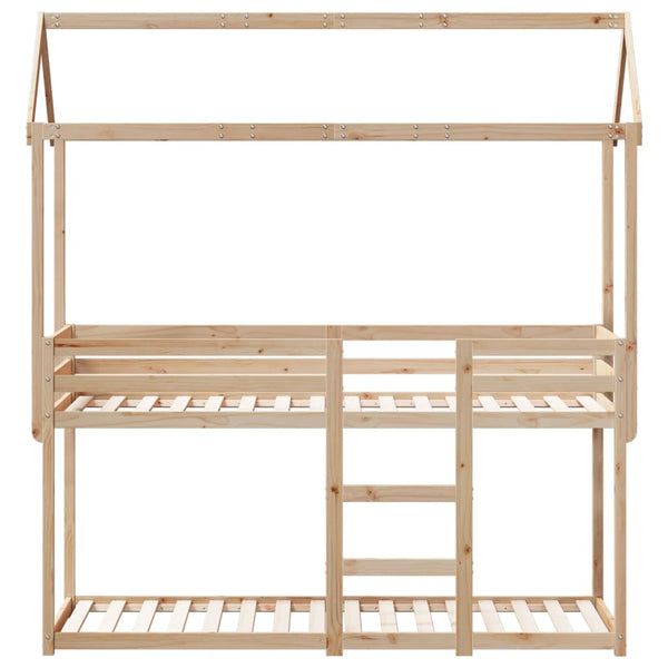 Kerrossänky katolla Mossa 90x190cm (mänty)