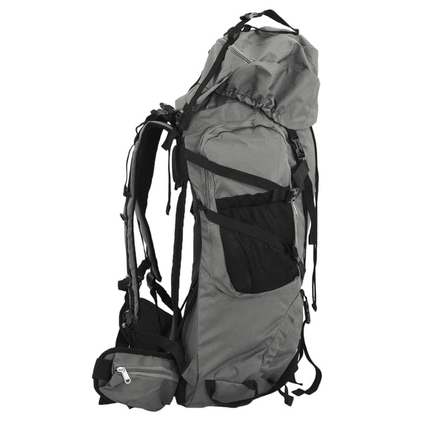 Rucksack grau 80 l Oxford-Gewebe