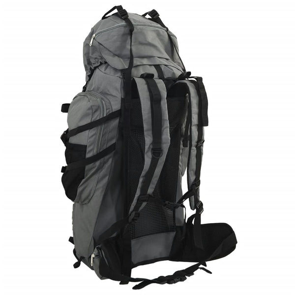 Rucksack grau 80 l Oxford-Gewebe