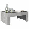 Betongrauer Couchtisch Infinity mit LED-Beleuchtung Adiere 70x50x30cm