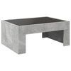 Betongrauer Couchtisch Infinity mit LED-Beleuchtung Adiere 70x50x30cm