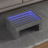 Betongrauer Couchtisch Infinity mit LED-Beleuchtung Adiere 70x50x30cm