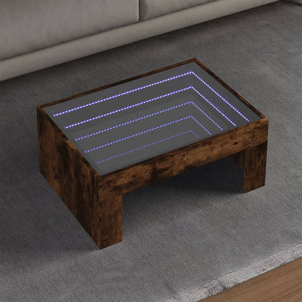Couchtisch Savutammi Infinity mit LED-Beleuchtung Adiere 70x50x30cm