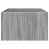 Grauer Couchtisch Infinity mit LED-Beleuchtung Adiere 70x50x30cm (Sonoma)