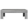 Grauer Couchtisch Infinity mit LED-Beleuchtung Adiere 90x50x30cm (Sonoma)