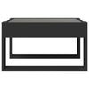 Schwarzer Couchtisch Infinity mit LED-Beleuchtung Boghita 50x53x30cm