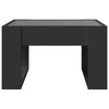 Schwarzer Couchtisch Infinity mit LED-Beleuchtung Boghita 50x53x30cm