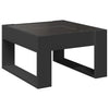 Schwarzer Couchtisch Infinity mit LED-Beleuchtung Boghita 50x53x30cm