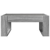 Grauer Couchtisch Infinity mit LED-Beleuchtung Boghita 70x53x30cm (Sonoma)