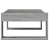 Grauer Couchtisch Infinity mit LED-Beleuchtung Boghita 70x53x30cm (Sonoma)