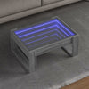 Grauer Couchtisch Infinity mit LED-Beleuchtung Boghita 70x53x30cm (Sonoma)