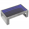 Betongrauer Couchtisch Infinity mit LED-Beleuchtung Boghita 90x53x30cm
