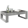Betongrauer Couchtisch Infinity mit LED-Beleuchtung Boghita 90x53x30cm