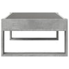 Betongrauer Couchtisch Infinity mit LED-Beleuchtung Boghita 90x53x30cm