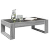 Grauer Couchtisch Infinity mit LED-Beleuchtung Boghita 90x53x30cm (Sonoma)