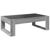 Grauer Couchtisch Infinity mit LED-Beleuchtung Boghita 90x53x30cm (Sonoma)
