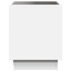 Weißer Couchtisch Infinity mit LED-Beleuchtung Zanofa 50x50x50cm