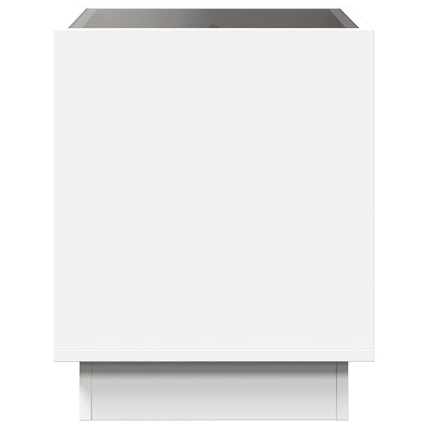 Weißer Couchtisch Infinity mit LED-Beleuchtung Zanofa 50x50x50cm