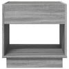 Grauer Couchtisch Infinity mit LED-Beleuchtung Zanofa 50x50x50cm (Sonoma)