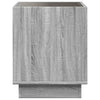 Grauer Couchtisch Infinity mit LED-Beleuchtung Zanofa 50x50x50cm (Sonoma)