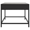 Schwarzer Couchtisch Infinity mit LED-Beleuchtung Dareta 50x50x41cm
