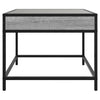 Harmaa sohvapöytä infinity led-valoilla Dareta 50x50x41cm (sonoma)