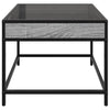 Harmaa sohvapöytä infinity led-valoilla Dareta 50x50x41cm (sonoma)