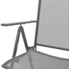 Gartensessel-Set Marcellus, anthrazit, 3-teilig (pulverbeschichteter Stahl)