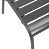 Gartensessel-Set Tenzica 3-teilig, stapelbar Anthrazit (pulverbeschichteter Stahl)