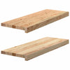 Unbehandelte Treppenstufen Manyak 70x30x2cm (2 Stk., Eiche)