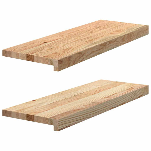 Unbehandelte Treppenstufen Manyak 70x30x2cm (2 Stk., Eiche)