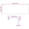 Unbehandelte Treppenstufen Manyak 70x30x2cm (2 Stk., Eiche)