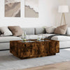 Couchtisch Räuchereiche Infinity mit LED-Beleuchtung Elizu 116x69x40cm