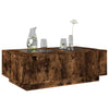 Couchtisch Räuchereiche Infinity mit LED-Beleuchtung Elizu 116x69x40cm